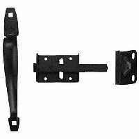 LATCH THUMB ORNMNTL STL BLK