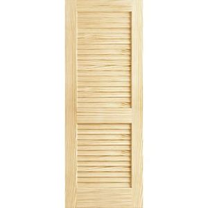Plantation Louver Door Pine