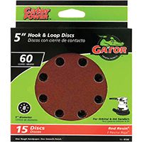 5IN 60GRIT 8HOLE HK/LOOP 15PK