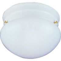 FIXTURE CEIL 1LT RD OPAL WHITE