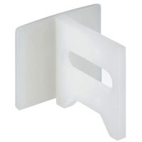 GUIDE POCKET DOOR PLASTIC WHT