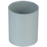 Carlon E940FR-CTN Conduit Coupling, 1 in, Socket, 1.21 in ID x 1.625 in OD Dia, Gray