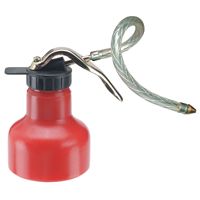 LubriMatic 50-592 Pistol Flexible Oiler, 6 oz Capacity, 4-1/4 in H, Flexible Spout, Steel