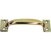 DOORPULL STEEL 5-3/4IN SAT BRS