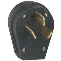 3WIRE BLACK ANGLE POWER PLUG