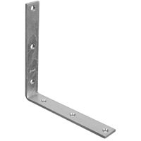 BRACE CORNER STL 8X1.25IN ZNC