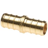 COUPLER PEX 1/2INCH BRASS