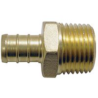 ADAPTER PEX 1/2IN BRASS MALE