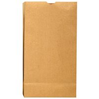 Duro Bag Dubl Life 18404 SOS Bag, 30 lb Capacity, #4, Kraft Paper, Brown