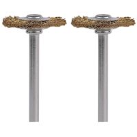 BRUSH BRASS 3/4 INCH 2PK