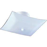 Boston Harbor Dimmable Ceiling Light Fixture, (2) 60/13 W Medium A19, White, F98WH02