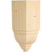 Waddell ICTB31 Crown Trim Block, Pine, Natural