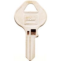 Hy-Ko 11010M13 Key Blank, Brass, Nickel Plated