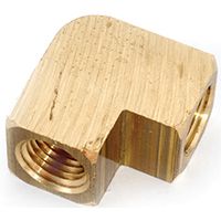 Anderson Metals 756100-02 Brass Elbow, 1/8 in, FIP