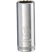 DeWALT DWMT74146OSP Drive Socket, SAE Measuring, 3/8 in Drive, 12-Point, 7/16 in Socket, Vanadium Steel