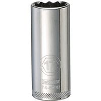 DeWALT DWMT74509OSP Drive Socket, Metric Measuring, 3/8 in Drive, 12-Point, 17 mm Socket, Vanadium Steel
