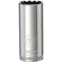 DeWALT DWMT74510OSP Drive Socket, Metric Measuring, 3/8 in Drive, 12-Point, 18 mm Socket, Vanadium Steel