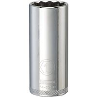 DeWALT DWMT74535OSP Drive Socket, SAE Measuring, 1/2 in Drive, 12-Point, 1 in Socket, Vanadium Steel