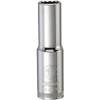 DeWALT DWMT74542OSP Drive Socket, Metric Measuring, 1/2 in Drive, 12-Point, 13 mm Socket, Vanadium Steel