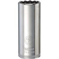 DeWALT DWMT74546OSP Drive Socket, SAE Measuring, 1/2 in Drive, 12-Point, 15/16 in Socket, Vanadium Steel