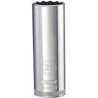 DeWALT DWMT74551OSP Drive Socket, Metric Measuring, 1/2 in Drive, 12-Point, 21 mm Socket, Vanadium Steel