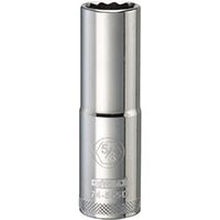 DeWALT DWMT74555OSP Drive Socket, SAE Measuring, 1/2 in Drive, 12-Point, 5/8 in Socket, Vanadium Steel