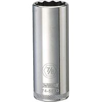 DeWALT DWMT74557OSP Drive Socket, SAE Measuring, 1/2 in Drive, 12-Point, 7/8 in Socket, Vanadium Steel