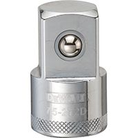 DeWALT DWMT75272OSP Increasing Socket Adapter, 1/2 in Female Drive, 3/4 in Male Output Drive