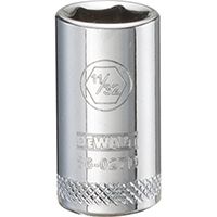 DeWALT DWMT86027OSP Hand Socket, SAE Measuring, 1/4 in Drive, 6-Point, 11/32 in Socket, Vanadium Steel