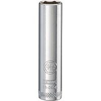DeWALT DWMT86045OSP Drive Socket, SAE Measuring, 1/4 in Drive, 6-Point, 5/16 in Socket, Vanadium Steel