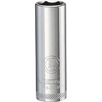 DeWALT DWMT86048OSP Drive Socket, SAE Measuring, 1/4 in Drive, 6-Point, 7/16 in Socket, Vanadium Steel