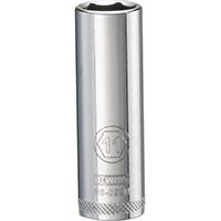 DeWALT DWMT86099OSP Deep Metric Drive Socket, 1/4 in Drive, 6-Point, 11 mm Socket, Steel