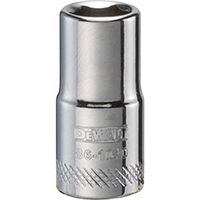 DeWALT DWMT86104OSP Hand Socket, Metric Measuring, 1/4 in Drive, 6-Point, 7 mm Socket, Vanadium Steel
