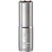 DeWALT DWMT88947OSP Drive Socket, SAE Measuring, 1/2 in Drive, 6-Point, 5/8 in Socket, Vanadium Steel