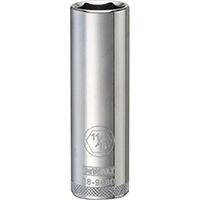 DeWALT DWMT88948OSP Drive Socket, SAE Measuring, 1/2 in Drive, 6-Point, 11/16 in Socket, Vanadium Steel
