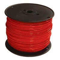 Southwire 14RED-STRX500 Stranded Building Wire, 14 AWG, 500 ft L, Red Nylon Sheath