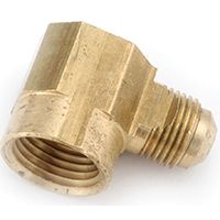 Anderson Metals 754050-0812 Tube Elbow, 1/2 in, 3/4 in, 90 deg
