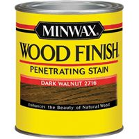 Minwax Wood Finish 22716 Wood Stain, Dark Walnut, 0.5 pt Can