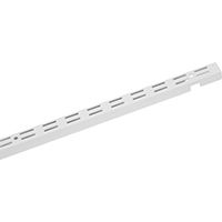 ClosetMaid ShelfTrack 280000 Dual-Slot Shelf Standard, Wall Mounting, Steel