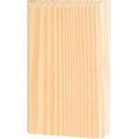 Waddell BTB35 Trim Block, 6 in L, 3-3/4 in W, Pine Wood