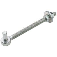 Stanley 130617 Full Threaded Bolt Hook, 8 in L x 5/8 in W, Zinc Plated