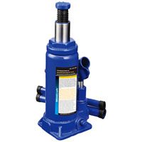 ProSource Heavy Duty Hydraulic Bottle Jack, 4 Ton, 7-5/8 - 14-5/8 In H, Steel