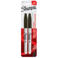 Sharpie 30162PP Permanent Marker, Fine Black Lead/Tip