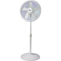 Lasko 1820 Adjustable Pedestal Fan, 3-Speed, 120 V, Sandstone