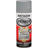 RUST-OLEUM AUTOMOTIVE 260510 Automotive Primer Spray Paint, Gray, 12 oz Aerosol Can