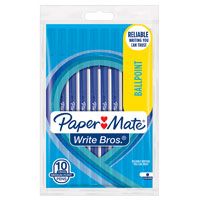 Paper Mate 93134 Classic Stick Pen, Medium Point Tip, Blue Ink