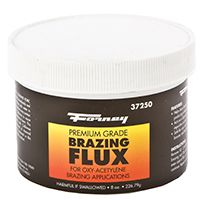 Forney 37250 Brazing Flux, White, 0.5 lb Re-Sealable Tube
