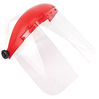 Forney 58600 Face Shield, Pin Headgear, Polyethylene Visor, Clear Visor