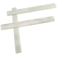 Forney 60306 Flat Soapstone Pencil Refill, White