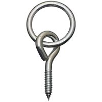 National Hardware 2062BC Series N220-657 Hitch Ring, 160 lb Weight Capacity, Steel, Zinc
